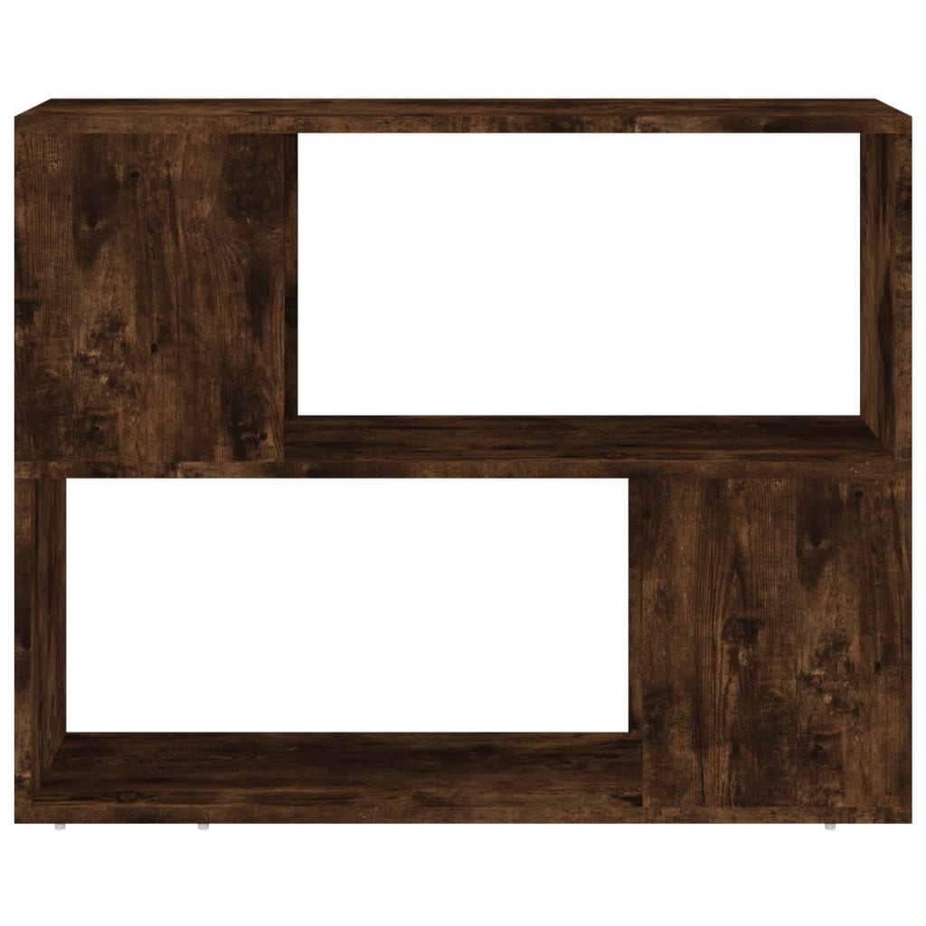 Boekenkast/Kamerscherm 80X24X63 Cm Kleurig Gerookt eiken