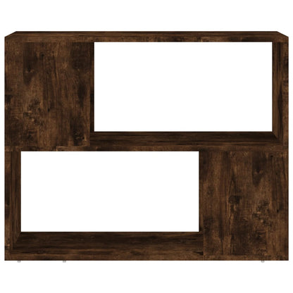 Boekenkast/Kamerscherm 80X24X63 Cm Kleurig Gerookt eiken