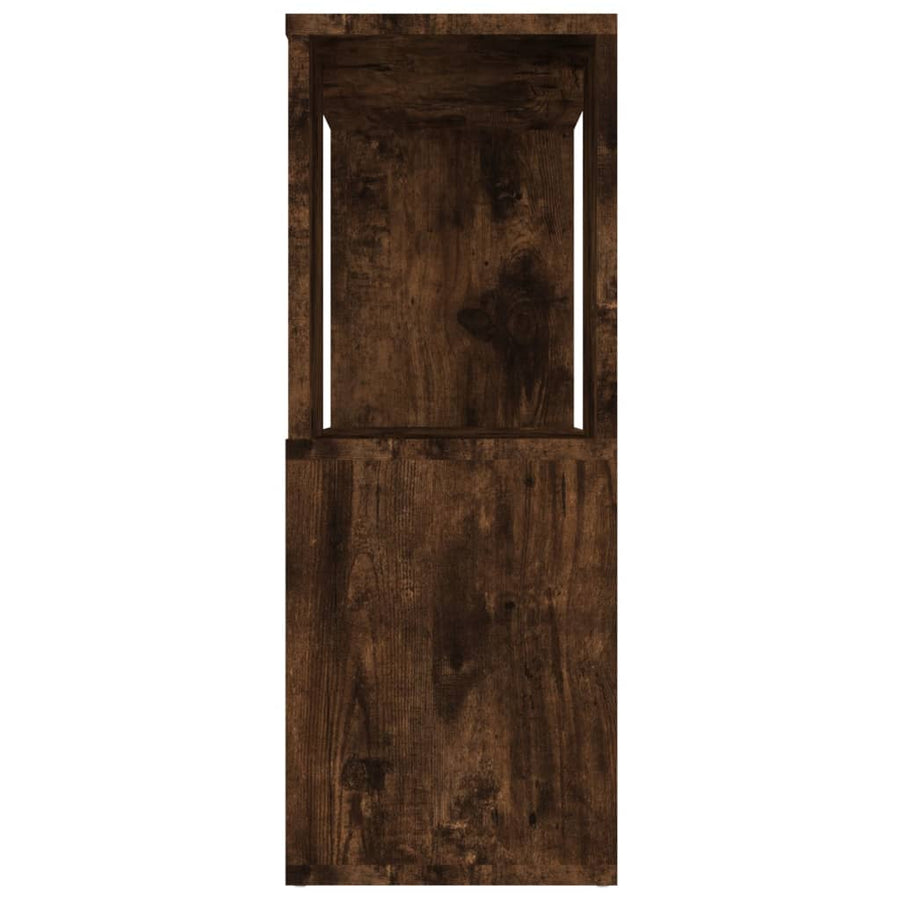 Boekenkast/Kamerscherm 80X24X63 Cm Kleurig Gerookt eiken