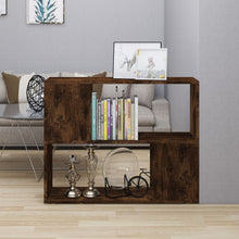 Boekenkast/Kamerscherm 80X24X63 Cm Kleurig Gerookt eiken