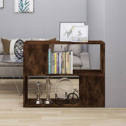 Boekenkast/Kamerscherm 80X24X63 Cm Kleurig Gerookt eiken