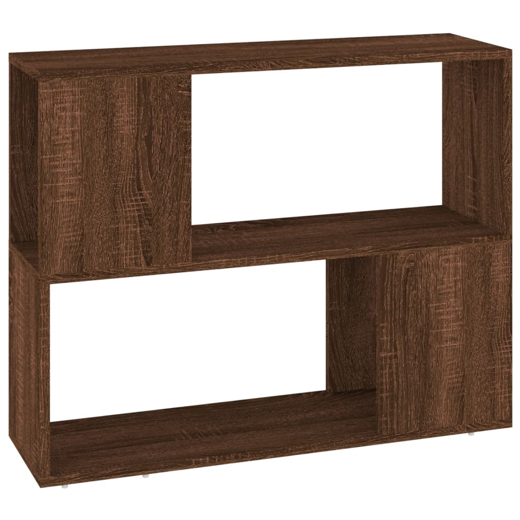 Boekenkast/Kamerscherm 80X24X63 Cm Bruin Eikenkleur Bruineiken