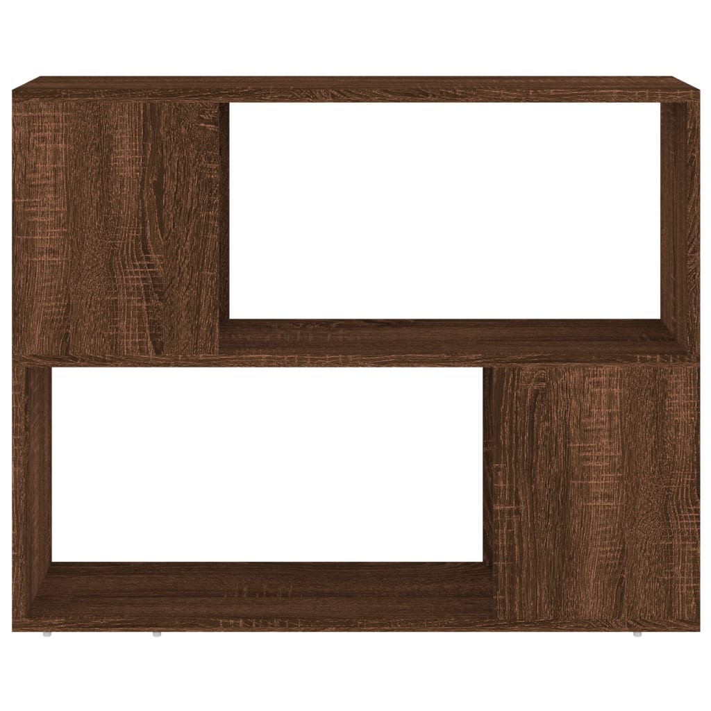 Boekenkast/Kamerscherm 80X24X63 Cm Bruin Eikenkleur Bruineiken