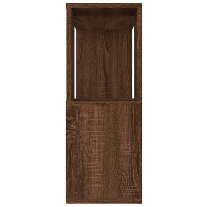 Boekenkast/Kamerscherm 80X24X63 Cm Bruin Eikenkleur Bruineiken