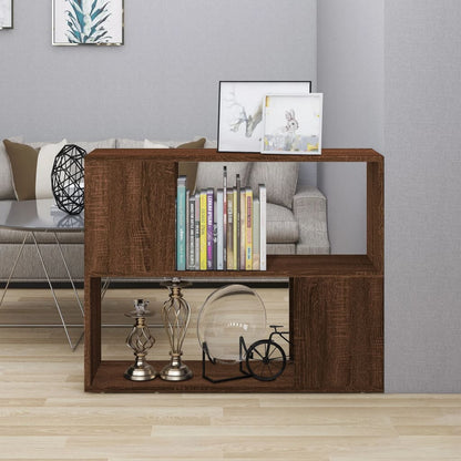Boekenkast/Kamerscherm 80X24X63 Cm Bruin Eikenkleur Bruineiken