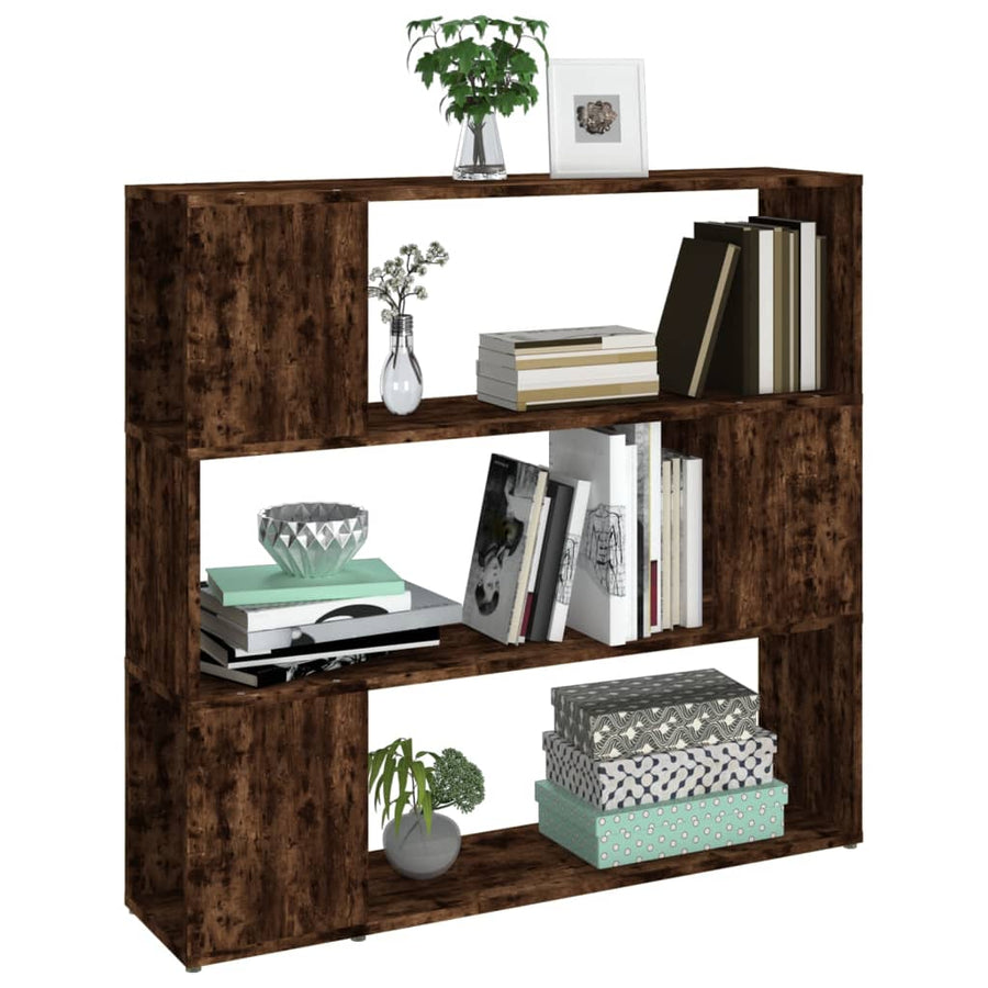 Boekenkast/Kamerscherm 00X24X94 Cm Kleurig Gerookt eiken