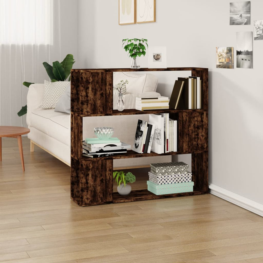 Boekenkast/Kamerscherm 00X24X94 Cm Kleurig Gerookt eiken