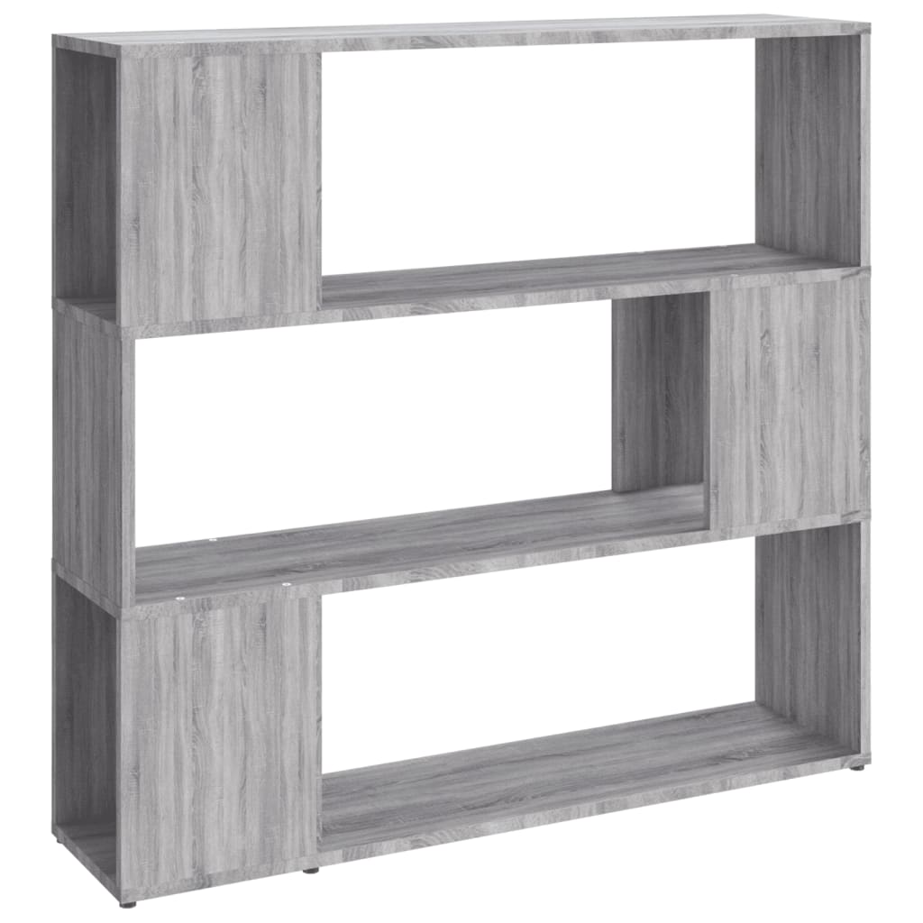 Boekenkast/Kamerscherm 00X24X94 Cm Eikenkleurig Grijs sonoma