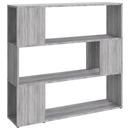 Boekenkast/Kamerscherm 00X24X94 Cm Eikenkleurig Grijs sonoma