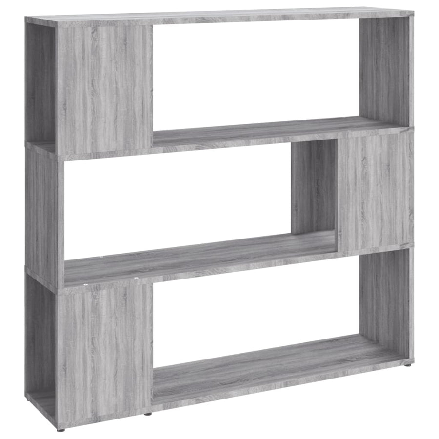 Boekenkast/Kamerscherm 00X24X94 Cm Eikenkleurig Grijs sonoma