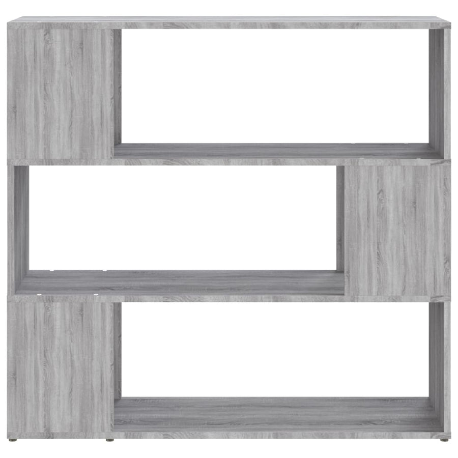 Boekenkast/Kamerscherm 00X24X94 Cm Eikenkleurig Grijs sonoma