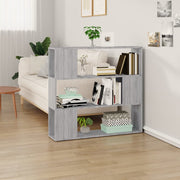 Boekenkast kamerscherm 100x24x94 cm grijs sonoma eiken