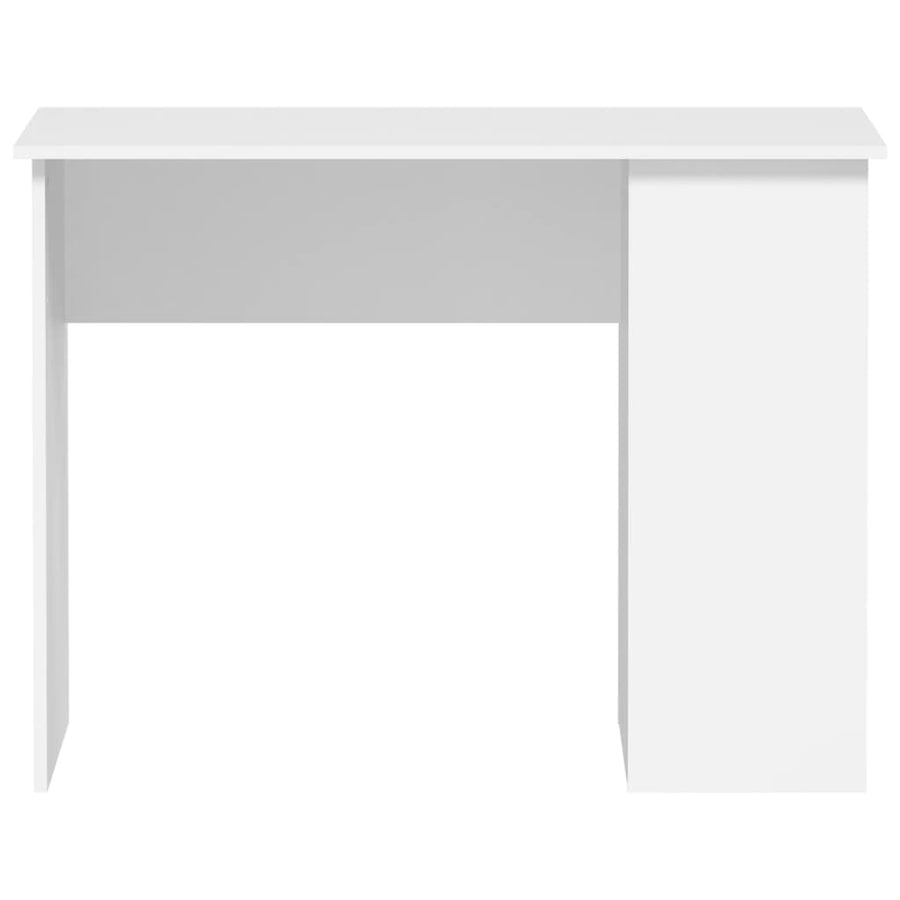 Bureau 100X55X75 Cm Bewerkt Hout Wit