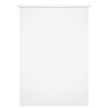 Bureau 100X55X75 Cm Bewerkt Hout Wit