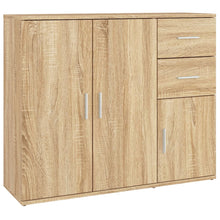 Dressoir 9X29,5X75 Cm Bewerkt Hout Kleurig Sonoma eiken