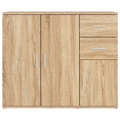 Dressoir 9X29,5X75 Cm Bewerkt Hout Kleurig Sonoma eiken