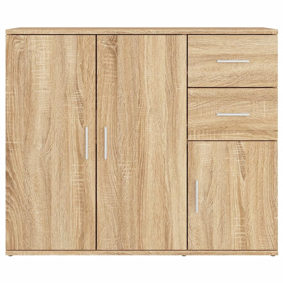 Dressoir 9X29,5X75 Cm Bewerkt Hout Kleurig Sonoma eiken