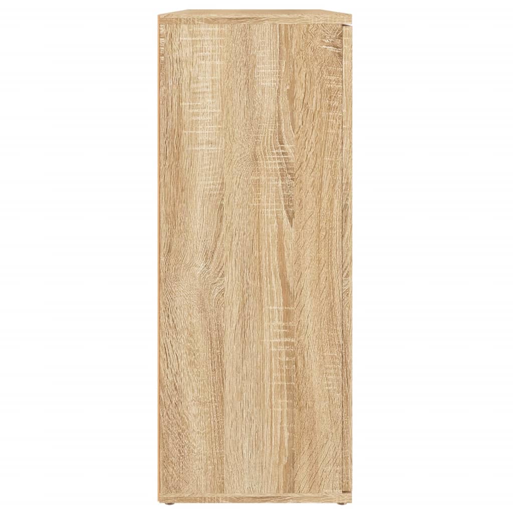 Dressoir 9X29,5X75 Cm Bewerkt Hout Kleurig Sonoma eiken