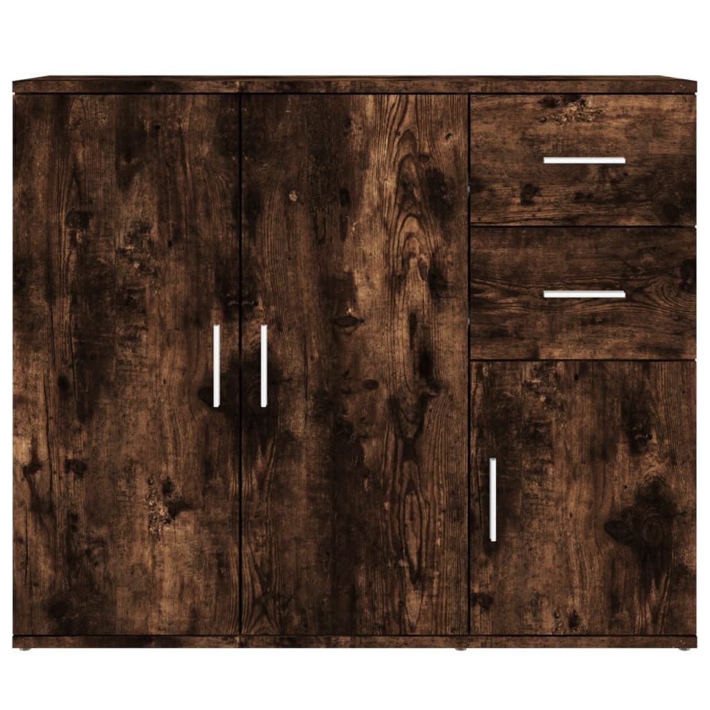 Dressoir 9X29,5X75 Cm Bewerkt Hout Kleurig Gerookt eiken