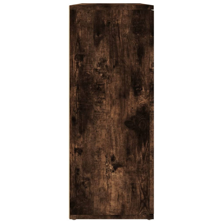 Dressoir 9X29,5X75 Cm Bewerkt Hout Kleurig Gerookt eiken