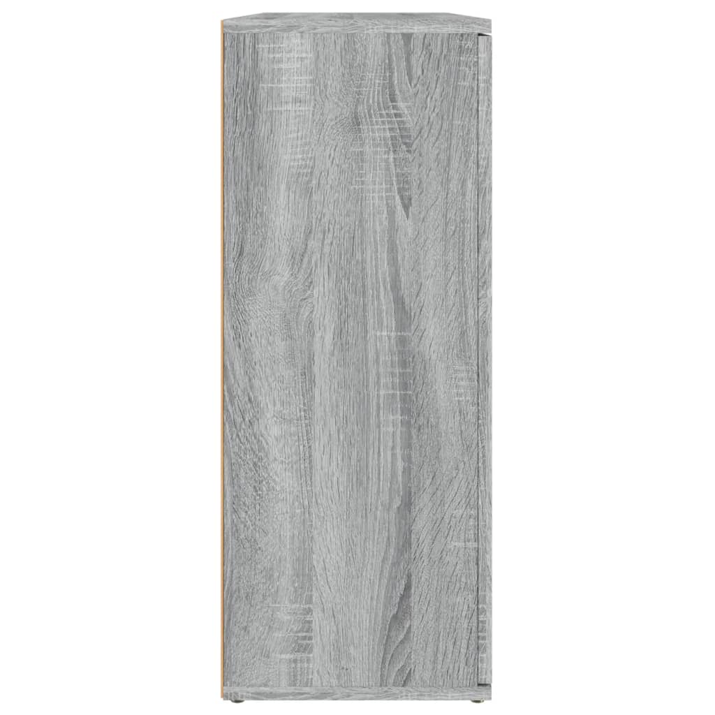Dressoir 9X29,5X75 Cm Bewerkt Hout Eikenkleurig Grijs sonoma