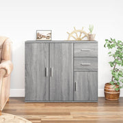 Dressoir 91x29,5x75 cm grijs sonoma eiken bewerkt hout