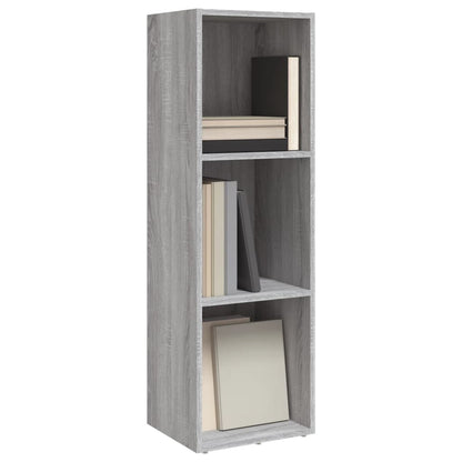 Boekenkast/Tv-Meubel Hout Eiken 36 x 30 x 114 cm Grijs sonoma