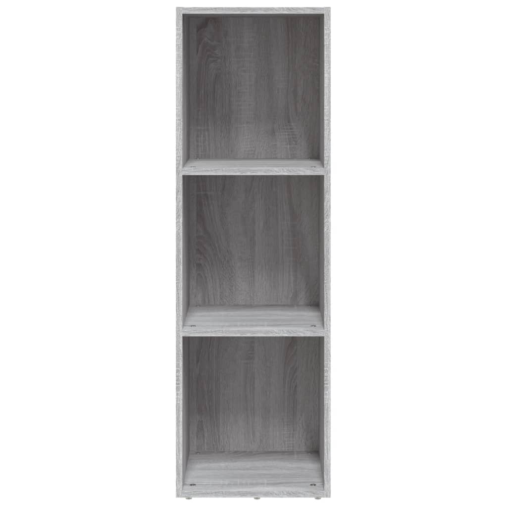 Boekenkast/Tv-Meubel Hout Eiken 36 x 30 x 114 cm Grijs sonoma