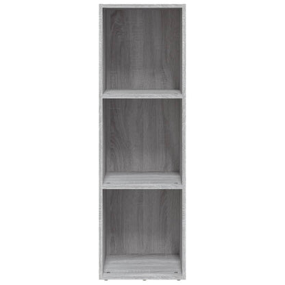 Boekenkast/Tv-Meubel Hout Eiken 36 x 30 x 114 cm Grijs sonoma