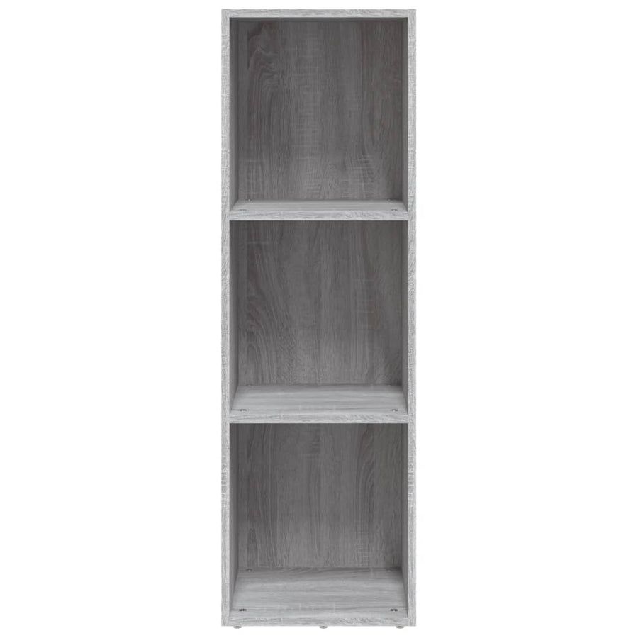 Boekenkast/Tv-Meubel Hout Eiken 36 x 30 x 114 cm Grijs sonoma