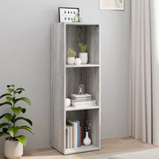 Boekenkast tv-meubel 36x30x114 cm grijs sonoma eiken