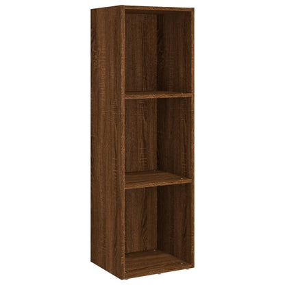 Boekenkast/Tv-Meubel 36 x 30 x 114 cm bruin eikenkleur