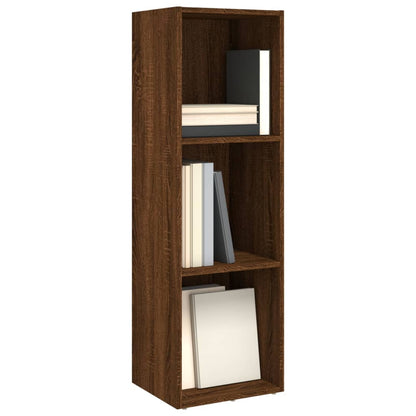 Boekenkast/Tv-Meubel 36 x 30 x 114 cm bruin eikenkleur