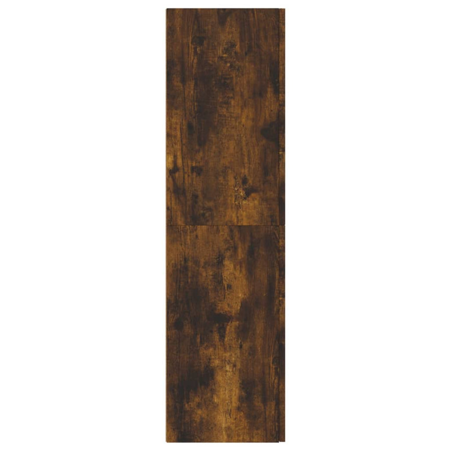 Tv-wandmeubel 30,5x30x110 cm gerookt eikenkleurig 30.5 x 30 x 110 cm Gerookt eiken