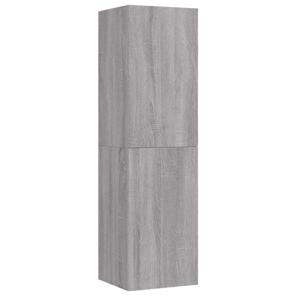 Tv-wandmeubel 30,5x30x110 cm grijs sonoma eikenkleurig 1 30.5 x 30 x 110 cm Grijs sonoma