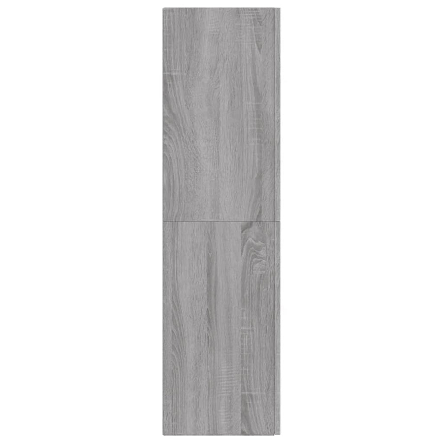 Tv-wandmeubel 30,5x30x110 cm grijs sonoma eikenkleurig 1 30.5 x 30 x 110 cm Grijs sonoma