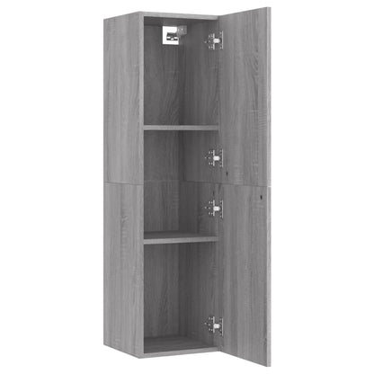 Tv-wandmeubel 30,5x30x110 cm grijs sonoma eikenkleurig 1 30.5 x 30 x 110 cm Grijs sonoma