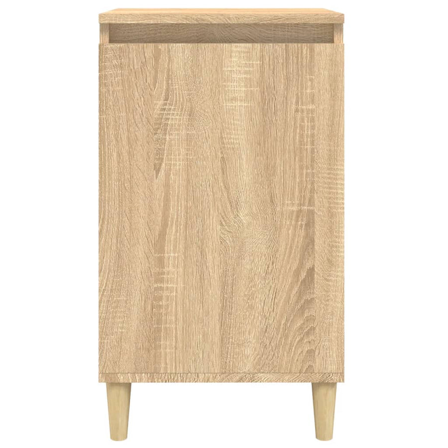 Nachtkastjes 2 St 40X35X70 Cm Bewerkt Hout Sonoma Eikenkleurig