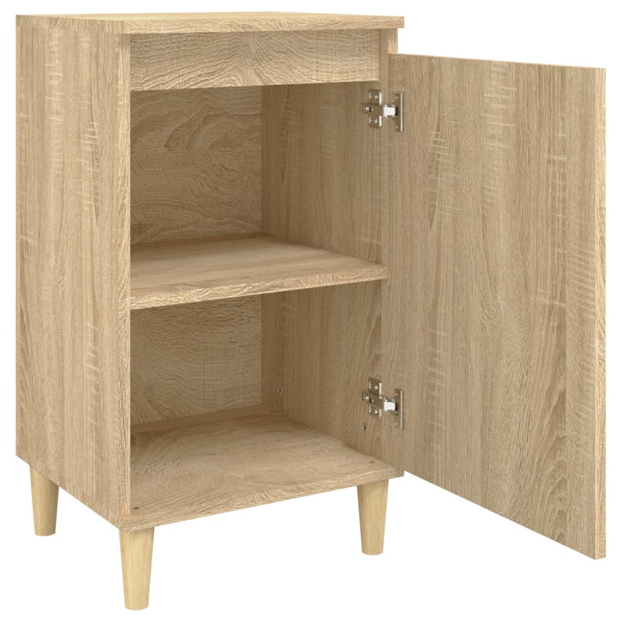 Nachtkastjes 2 St 40X35X70 Cm Bewerkt Hout Sonoma Eikenkleurig