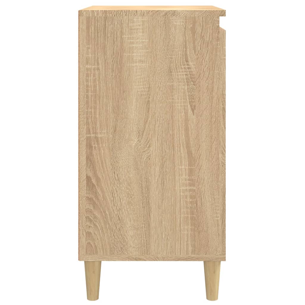 Nachtkastjes 2 St 40X35X70 Cm Bewerkt Hout Sonoma Eikenkleurig