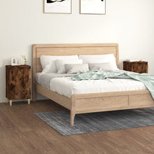 Nachtkastjes 2 St 40X35X70 Cm Bewerkt Hout Gerookt Eikenkleurig
