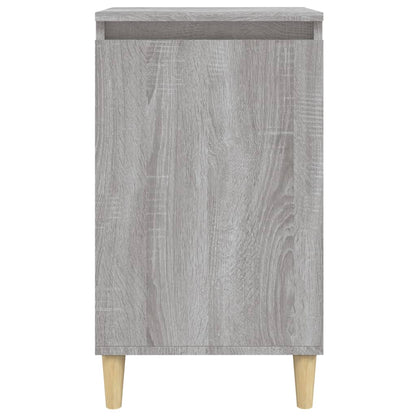 Nachtkastje 40X35X70 Cm Bewerkt Hout Grijs Sonoma Eikenkleurig