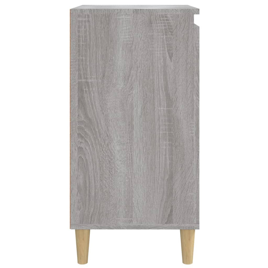 Nachtkastjes 2 St 40X35X70 Cm Bewerkt Hout Grijs Sonoma Eiken