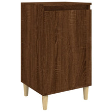 Nachtkastje 40X35X70 Cm Bewerkt Hout Bruin Eikenkleur