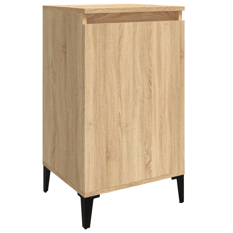 Nachtkastjes 2 St 40X35X70 Cm Bewerkt Hout Sonoma Eikenkleurig