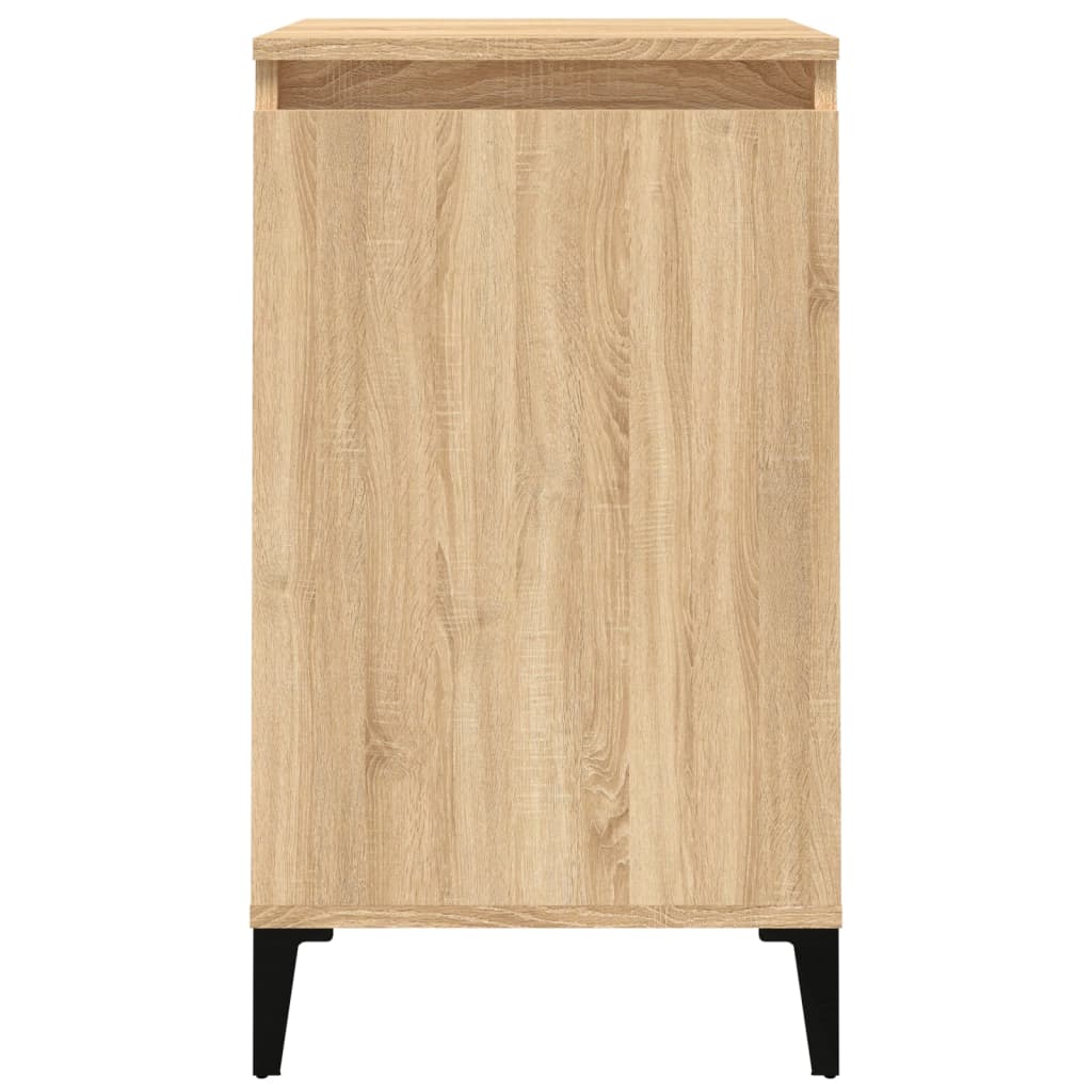 Nachtkastjes 2 St 40X35X70 Cm Bewerkt Hout Sonoma Eikenkleurig