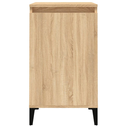 Nachtkastjes 2 St 40X35X70 Cm Bewerkt Hout Sonoma Eikenkleurig