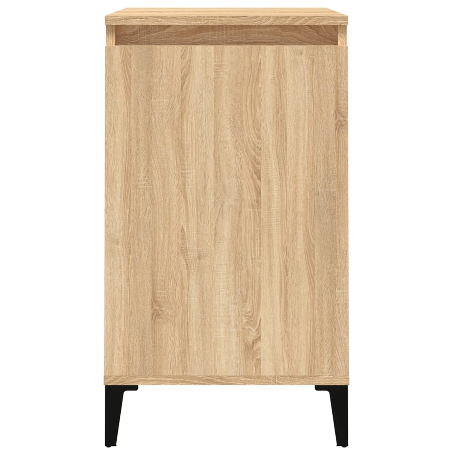 Nachtkastjes 2 St 40X35X70 Cm Bewerkt Hout Sonoma Eikenkleurig