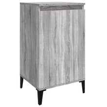 Nachtkastje 40X35X70 Cm Bewerkt Hout Grijs Sonoma Eikenkleurig