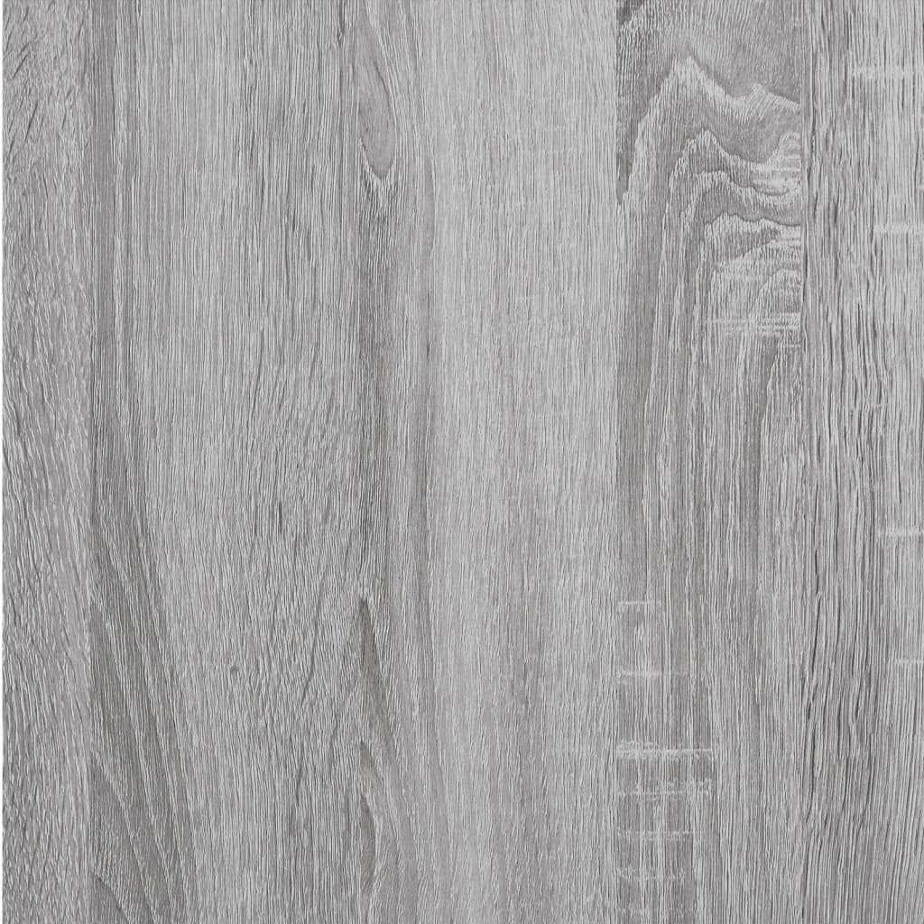Nachtkastje 40X35X70 Cm Bewerkt Hout Grijs Sonoma Eikenkleurig